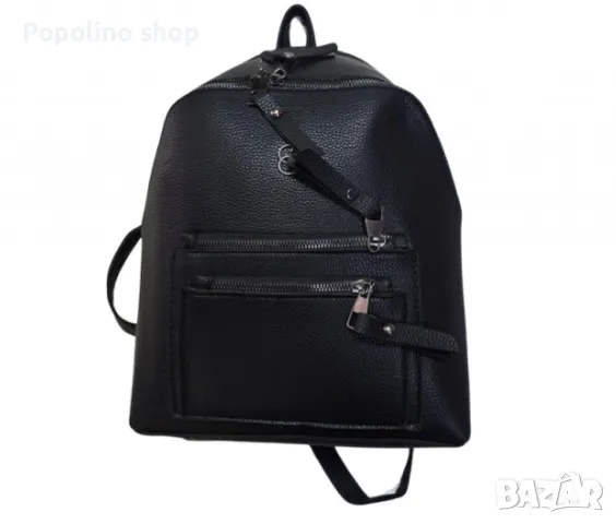 Елегантна и практична дамска кожена раница, снимка 1