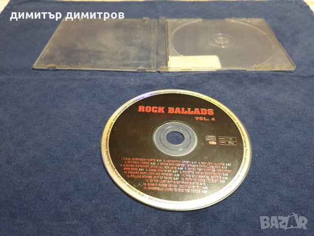 Музикален диск-rock ballads vol.4, снимка 1 - CD дискове - 28426524