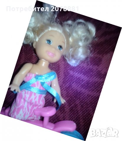 Малка Барби с аксесоари с чантичка, снимка 1 - Кукли - 29065617
