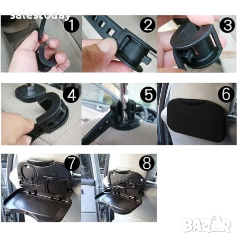 Маса за кола за подглавник, 25см, снимка 2 - Аксесоари и консумативи - 51994985