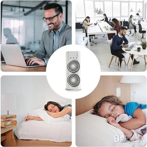 Вентилатор с овлажнител и мъгла – 3 скорости, въртяща се глава, дистанционно, LED светлина, снимка 3 - Вентилатори - 50960387