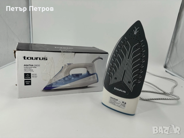 Чисто нова парна ютия TAURUS 2800w, снимка 2 - Ютии - 52189196