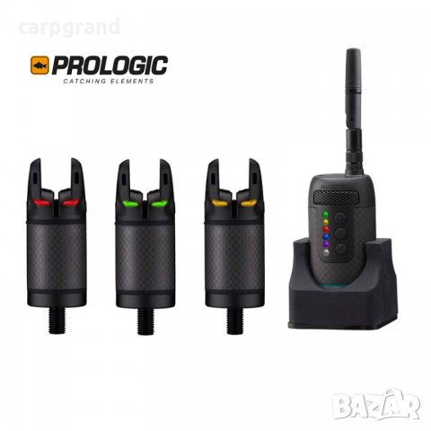 Сигнализатори 3+1 PROLOGIC K3 Bite Alarm Set 3+1, снимка 1 - Такъми - 38068675