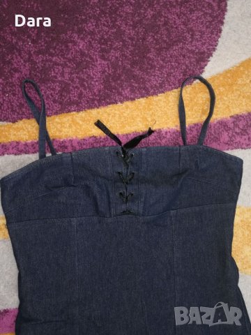 Дънкова рокля, снимка 3 - Рокли - 33666574