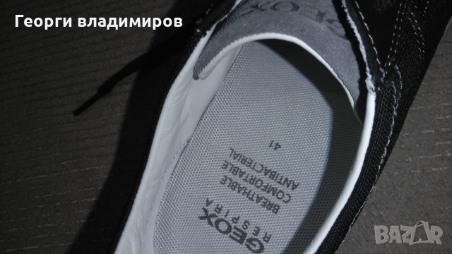 Geox оригинални обувки естествен велур естествена кожа и текстил, снимка 4 - Ежедневни обувки - 28983181