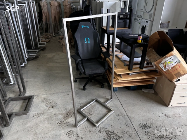 Иноксов щендер за дрехи – 80×140×40 см, снимка 4 - Декорация за дома - 53328725