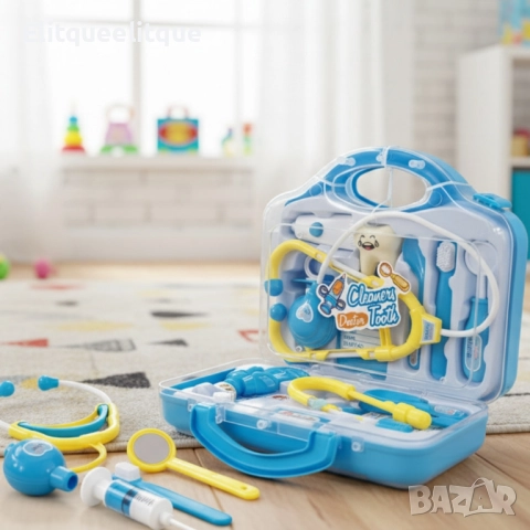 Детски зъболекарски комплект Cleaners Doctor Tooth