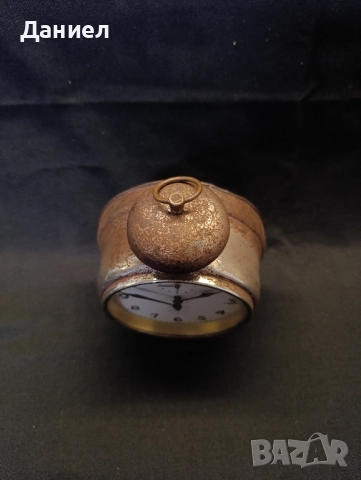 Будилник Густав Бекер, снимка 3 - Антикварни и старинни предмети - 52507501