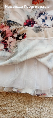 Нова рокля с Буфон подплата за момиче 12-14 год, снимка 3 - Детски рокли и поли - 48072242