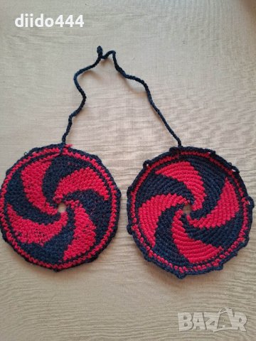 Плетена вълнена ръкохватка №12, снимка 1