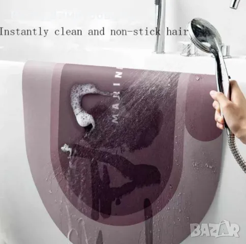 Силно абсорбиращ килим за баня против хлъзгане - Цвят - син, сив, зелен!, снимка 17 - Пътеки - 47488043