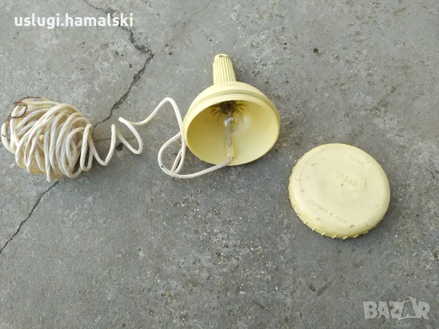 Ретро руска подвижна/работна лампа, снимка 1