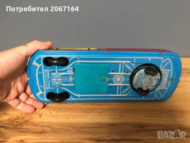 Стара ламаринена играчка луноход , снимка 7 - Колекции - 48199085