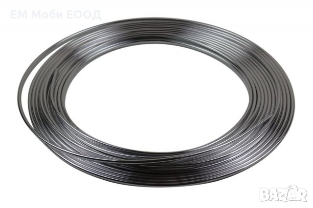 Протектор Лайсна за Врата Автомобил 12 метра Хром/Черна PVC U-профил, снимка 4 - Аксесоари и консумативи - 32220786