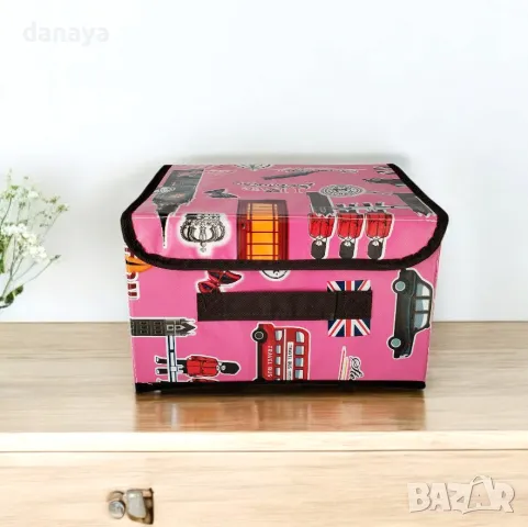 5534 Сгъваема кутия за съхранение, различни мотиви, снимка 3 - Кутии за съхранение - 48390167