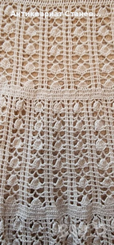 Ръчно плетена рокля на една кука УНИКАТ, снимка 9 - Рокли - 51330715