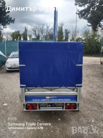 Туристическо, самосвално ремарке VESTA LIGHT 17 с брезент и шпригли, снимка 9 - Ремаркета - 52212198