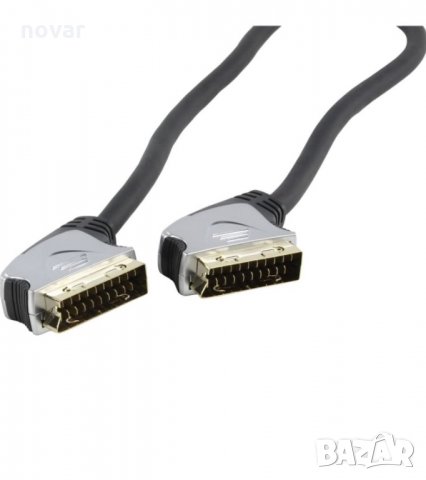 Скарт кабел 1,50м Scart cable HQ Silver Series позлатен , снимка 5 - Други - 34579064