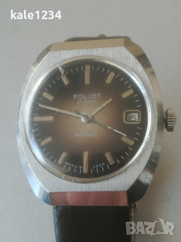 POLJOT 23j. Automatic. Мъжки часовник Полет. Автоматик. Самонавиващ. Vintage watch. Made in USSR , снимка 2 - Мъжки - 44895724