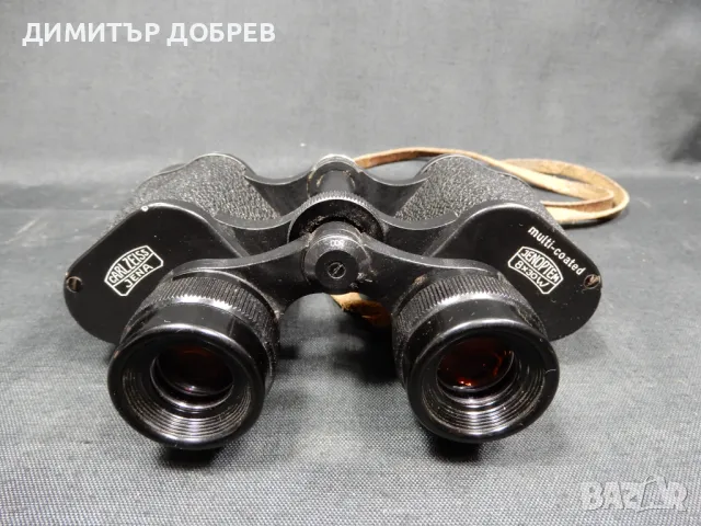 СТАР РЕТРО СОЦ ГДР БИНОКЪЛ CARL ZEISS JENA JENOPTEM 8X30W, снимка 1
