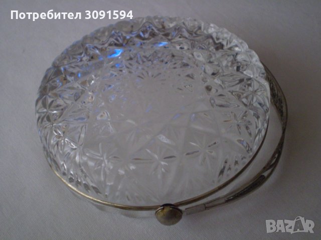 Кристална Кошничка Бонбониера Дръжка филигран, снимка 6 - Други ценни предмети - 39841703