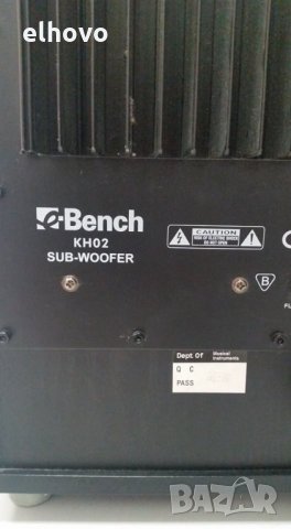 Субуфер Bench KH02, снимка 6 - Тонколони - 28892990