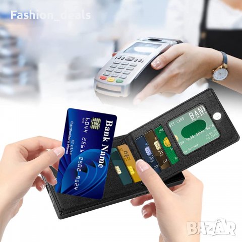 Нов черен Калъф Кейс Гръб за защита телефон iPhone 14 Pro Max Айфон 6,7 инча Държач за карти, снимка 3 - Калъфи, кейсове - 39574239