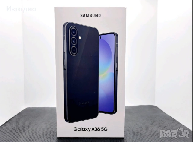 НОВ Samsung Galaxy A36 запечатан с 36 месеца гаранция