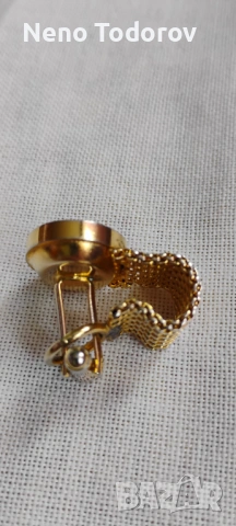 Комплект копчета за ръкавели и игла за вратовръзка старинни, снимка 3 - Други - 53579253