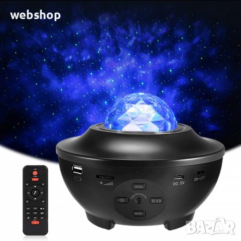 ПРОМО!! ЛАМПА ПРОЖЕКТОР С ДИСТАНЦИОННО STARRY PROJECTOR LIGHT, снимка 6 - Детски нощни лампи - 38643374