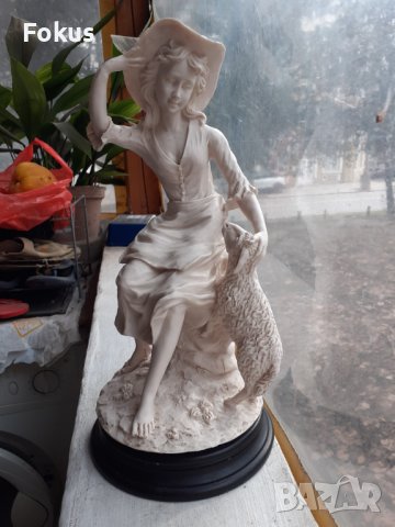 Страхотна голяма статуетка от мраморен прах - Mario Pegoraro, снимка 1 - Антикварни и старинни предмети - 43821328