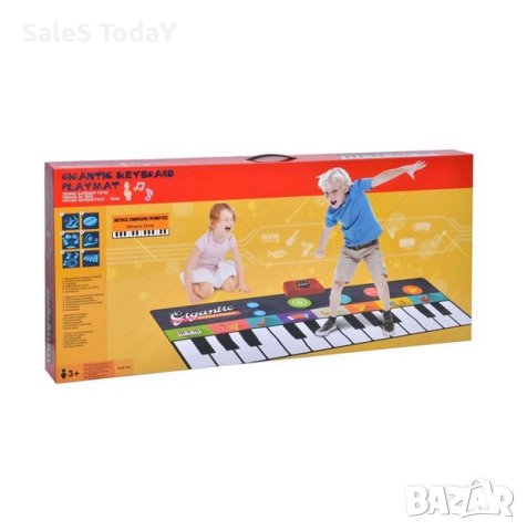 Пиано за под, 181x74 см, 4 функции, 24 клавиша, снимка 2 - Музикални играчки - 43193769