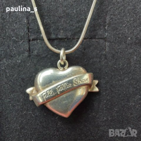 Марково сребърно сърце / Сърце / "Follie Follie" Show, снимка 2 - Колиета, медальони, синджири - 32733353