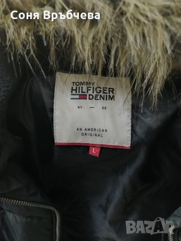 Пухено яке на TOMMY HILFIGER, снимка 2 - Якета - 35517885