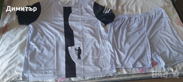 Продавам мъжки летен комплект две части шорти и тениска номер 58, снимка 5 - Тениски - 50752216