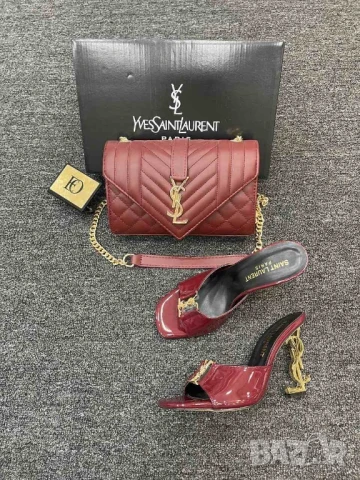 чехли / сандали  на ток YSL saint laurent Dolce&Gabbana , снимка 8 - Чехли - 51024636