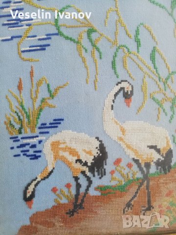 Гоблен щъркели, снимка 2 - Гоблени - 33129283