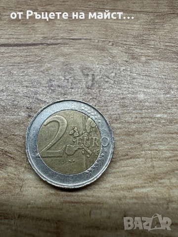 Продавам рядка монета от 2евро 2001 от Нидерландия, снимка 2 - Нумизматика и бонистика - 53566174