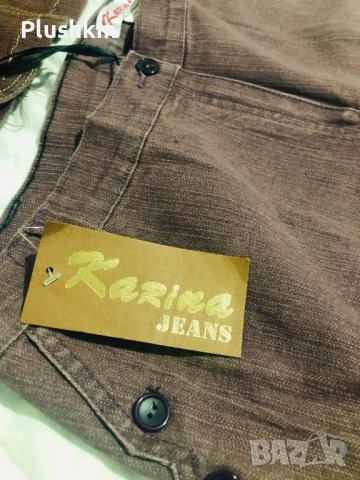 Дамски дънков костюм - нов - сако и панталон, снимка 7 - Костюми - 43120847