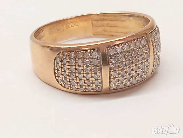 Руско злато , снимка 2 - Пръстени - 53150016