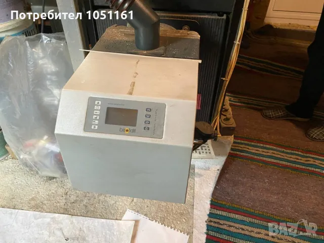 Чугунен котел на ДеДитрих с пелетна горелка Бисолид