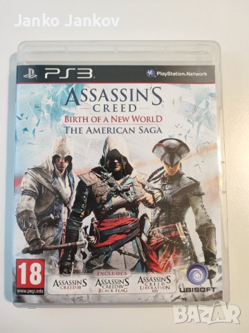 Assassin's Creed Birth of a New World - The American Saga игра за PS3 игра PlayStation 3, снимка 1 - Игри за PlayStation - 40297644