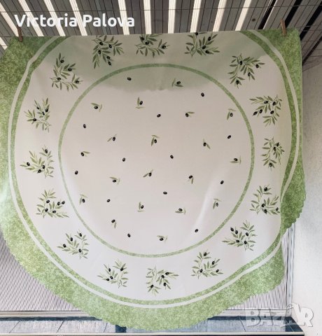 Кръгла покривка диаметър 155см, снимка 4 - Покривки за маси - 44134048