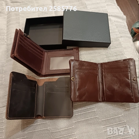 Мъжки портфейли, снимка 2 - Портфейли, портмонета - 53306574