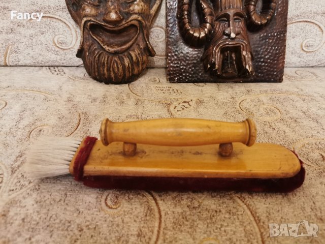 Стара почистваща четка за плочи, снимка 5 - Антикварни и старинни предмети - 43369373