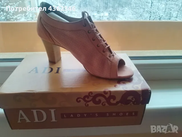 Дамски летни обувки от естествена кожа, снимка 2 - Сандали - 48736423