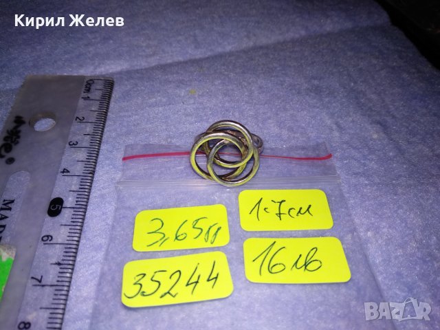 СТАР АЖУРЕН ДИЗАЙНЕРСКИ СРЕБЪРЕН ВИНТИДЖ ПРЪСТЕН ВИСОКА ПРОБА СРЕБРО 35244, снимка 7 - Пръстени - 39470795