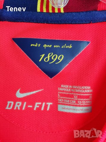 Barcelona Nike оригинална детска тениска фланелка 12-13г 147-158см Барселона , снимка 7 - Детски тениски и потници - 43317217