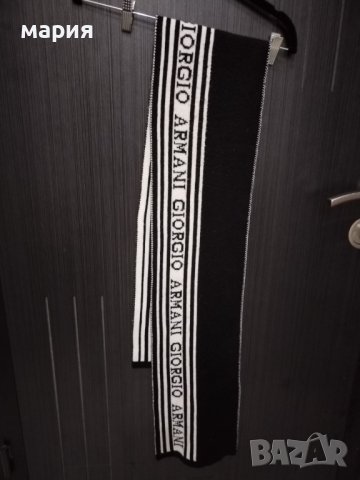 Оригинален мъжки двлуцев шал Giorgio Armani, снимка 6 - Шалове - 42952581