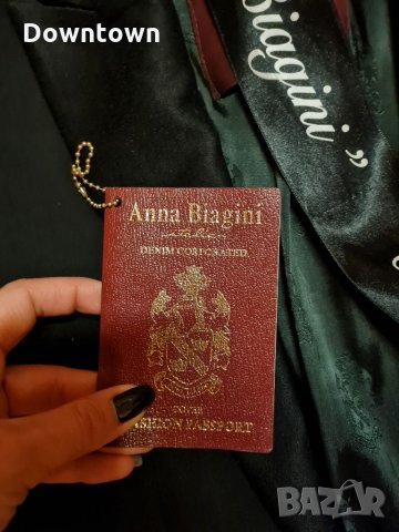 ANNA BIAGINI оригинално черно сако със златни орнаменти , снимка 7 - Сака - 34787356